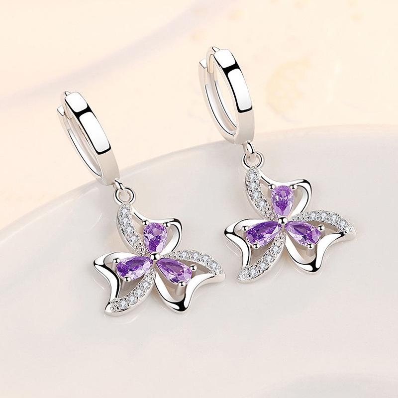 Lindon Copper Alloy Zircon Earrings Drop Earrings For Women Wedding Party Gifts