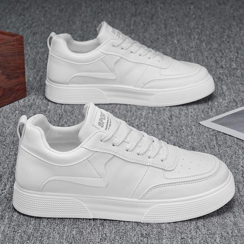 Обувь на толстой подошве Корейская обувь на мягкой подошве повседневная мужская модная и универсальная обувь на платформе белая обувь трендовая спортивная обувь