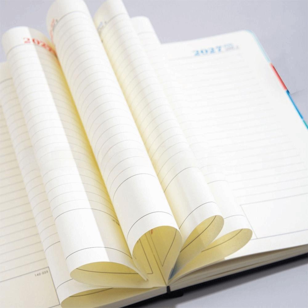 English 2027 Planner Book Efficiency Manual A5 Agenda Schedule Book 365 Days Journal School Use