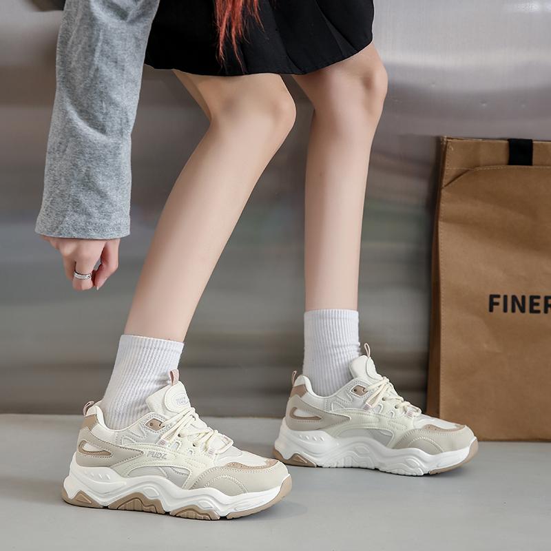 CRLAYDK Женские 2024 Новые Модные Кроссовки Платформа Папа Повседневные Классические Сетчатые Обувь для Ходьбы Удобные На шнуровке Путешествия Теннис