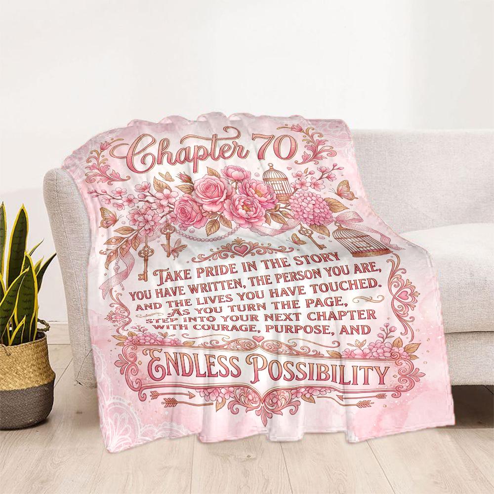 Vintage 1956 Celebration Flannel Blanket-Soft and Suitable for Sofas,Beds,Offices,Travel,All Seasons,Great Gift for Holidays and Birthdays.