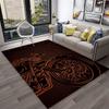 3D Ретро Мотоцикл Винтажный Ковер Коврик для Дома Гостиная Спальня Игровая Комната Диван Придверный Коврик Декор, Детский Ковер Нескользящий Напольный Коврик