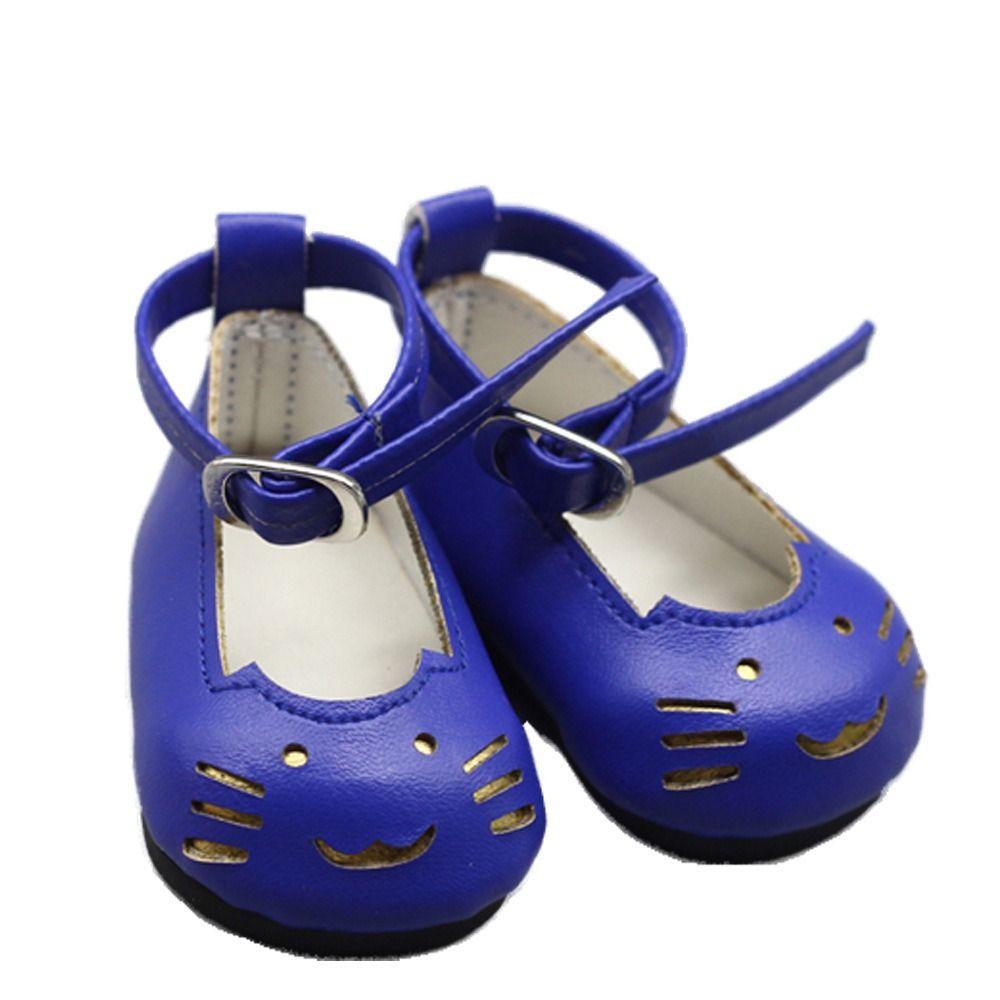 Cute Baby Doll Shoes Cartoon Doll Cosplay Accessories Kids Toy PU Leather Shoes  for 1/3 BJD