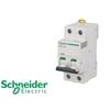 Schneider Electric IC60N Disjoncteur, Acti9, 2P, 63A, Courbe C, 50/60 Hz, Blanc - A9F74263