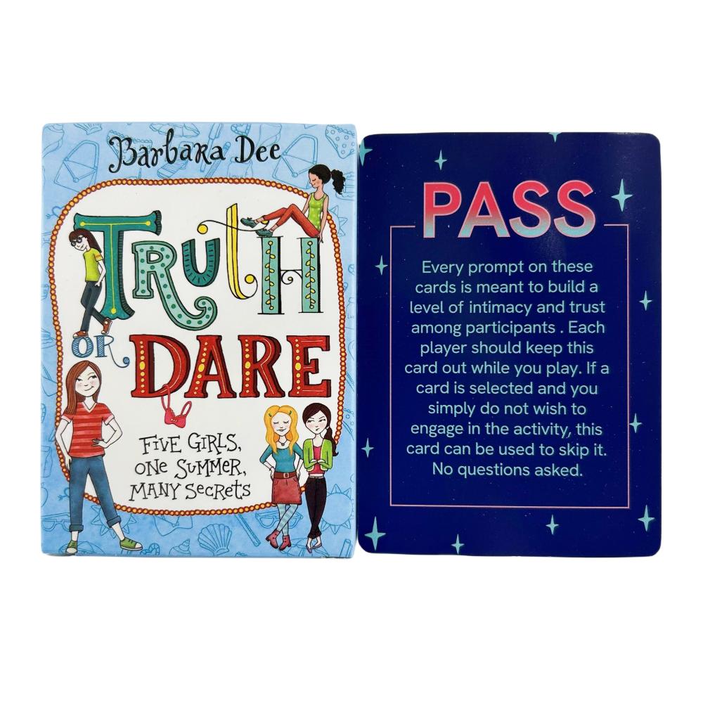 Правда или Действие: Романтическая карточная игра «Построение отношений» Настольная вечеринка Пять девушек Одно лето Множество секретов