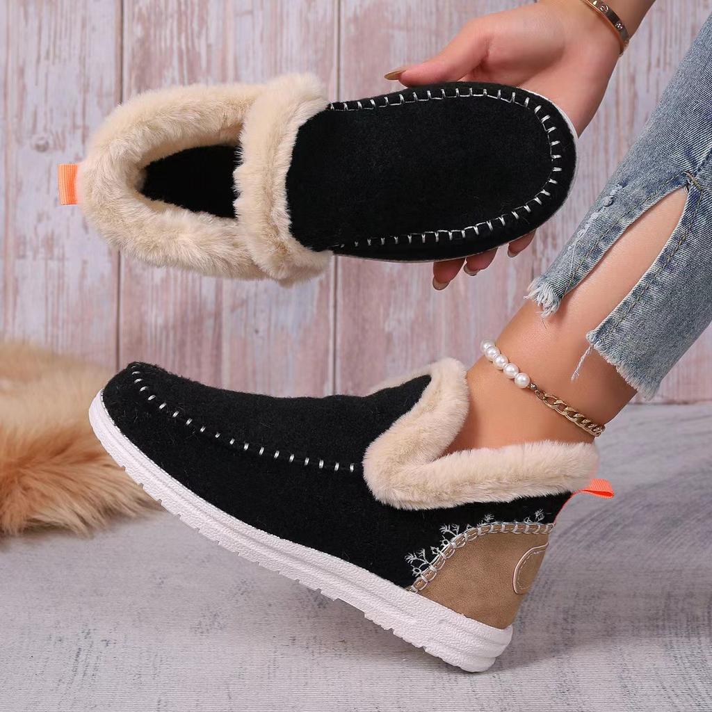 New Winter Warm Snow Boots Ladies Platform Shoes for Women Ankle Boots Luxury Designer Classic Women Fur Boot