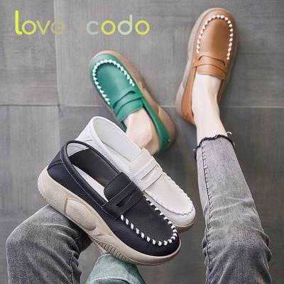 2023 женские весенне-летние осенние легкие удобные модные повседневные лоферы на толстой подошве