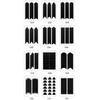 French Tip Nail Guides Self-Adhesive French Manicure Strips Stickers for Edge Auxiliary DIY Decoration Stencil Tools