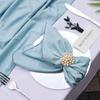 Set of 50 Napkins Cloth Polyester Fabrics 18x18INCH Washable Durable for Wedding Decoration Baby Show Party Restaurant Supplies