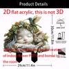 Artificial Fairy Garden Art Sculpture Cute Garden Floor Plugs Crafts Garden Stake Statue  Courtyard