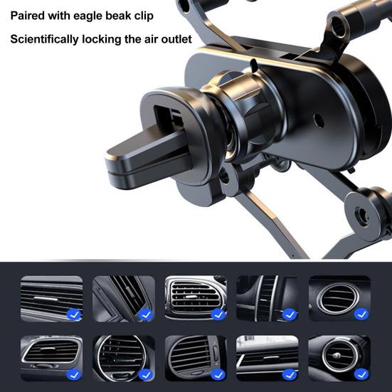 Автомобильный держатель для телефона, прочный, безопасный, плавный, устойчивый к тряске, устойчивый, автомобильная подставка для телефона, автомобильные аксессуары