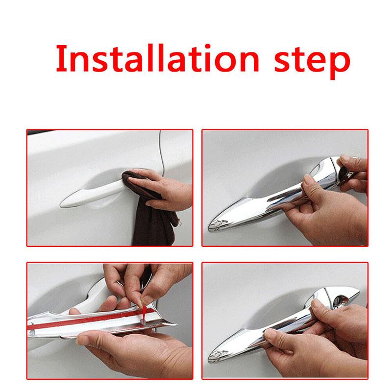 Для Elantra 2011 2012 2013 2014 2015 хромированная отделка дверной ручки комплект