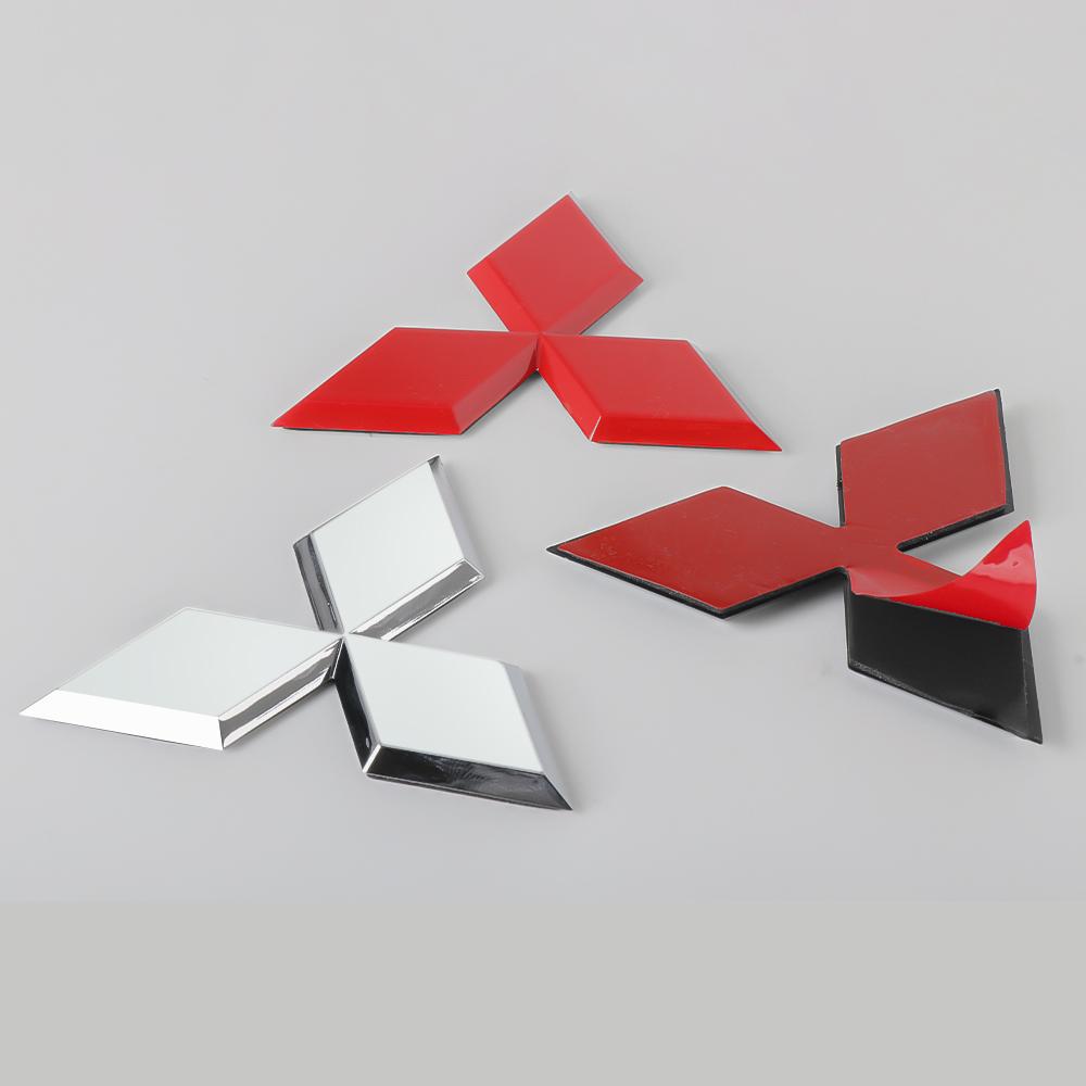 ABS Автомобильный передний задний значок решетки эмблема для Mitsubishi Ralliart Lancer ASX Colt Pajero Outlander Eclipse Delica EVO Grandis Colt