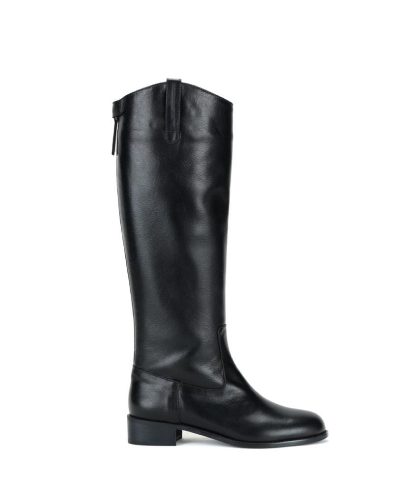 Three To Eighty Leather Riding Boots (Black)