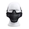Adjustable Half Face Wire Mask Carbon Steel Steel Mesh Mask Metal Face Mask  Riding Cycling