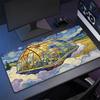 Mouse Pad Abstract Oil Painting Gaming Accessories Pc Gamer Alfombrilla Xxl Computer Desk Mat Laptop Varmilo Keyboard Mousepad