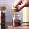 Acacia Wood Miscellaneous Grain With Lids Spice Jars Storage Pots Sealed Can Split Bottle