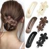 Korean Style All-match Hairpin Gentle Flower Clip Headdress Women's Back of The Head Bun Hairpin