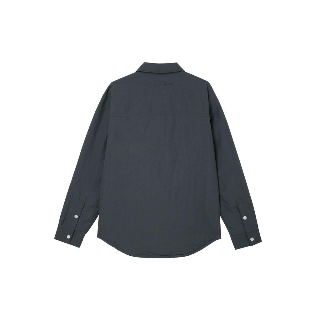 Jordan Водонепроницаемая модная рубашка с длинным рукавом на пуговицах для мужчин, серые и черные FV7433045