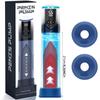 IPX7 Waterproof Electric Penis Pump for Enlargement Man Vacuum Pump Enlargement Extend Pump 5 Suction Levels 2 Silicone Sleeves