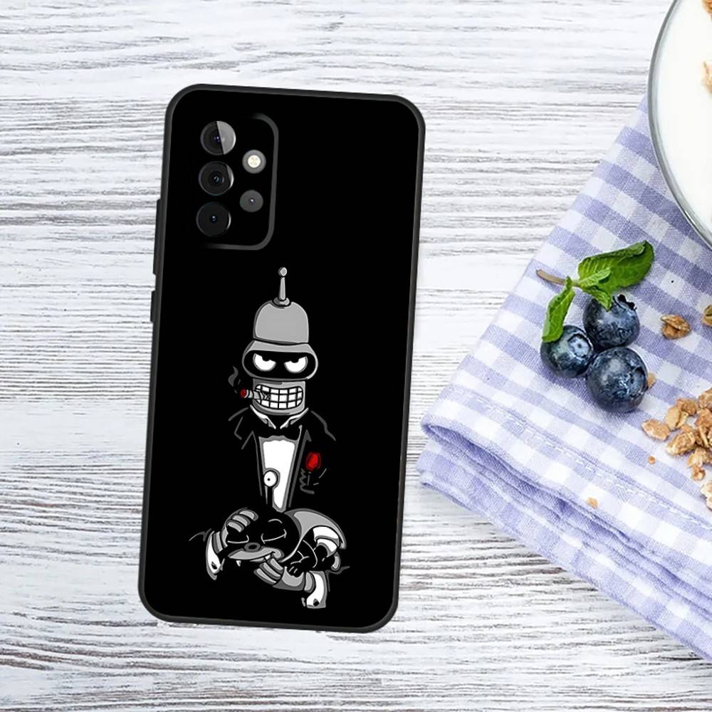 F-Futurama Funny B-Bender Phone Case For Samsung Galaxy A13,A21s,A22,A31,A32,A52,A53,A71,A80,A91 Soft Black Phone Cover