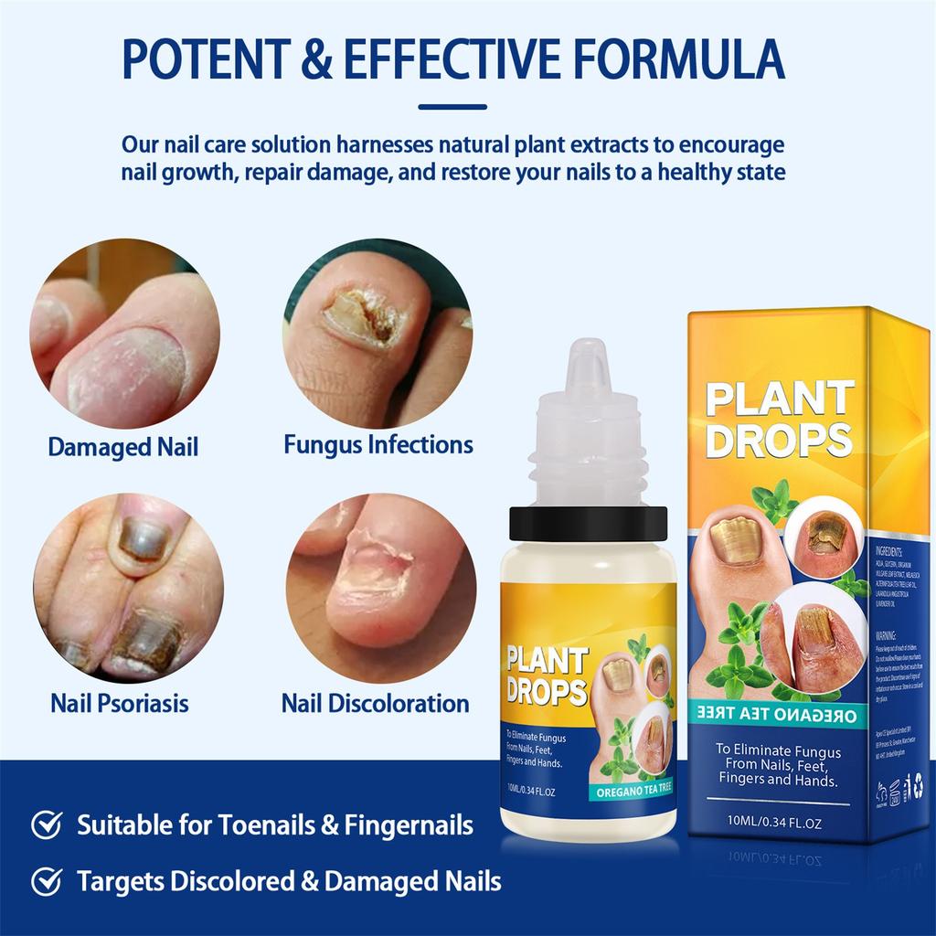 Plant Nail Care Solution 10ml Foot Care And Maintenance Nail Polish Nail Care Solution 10ml