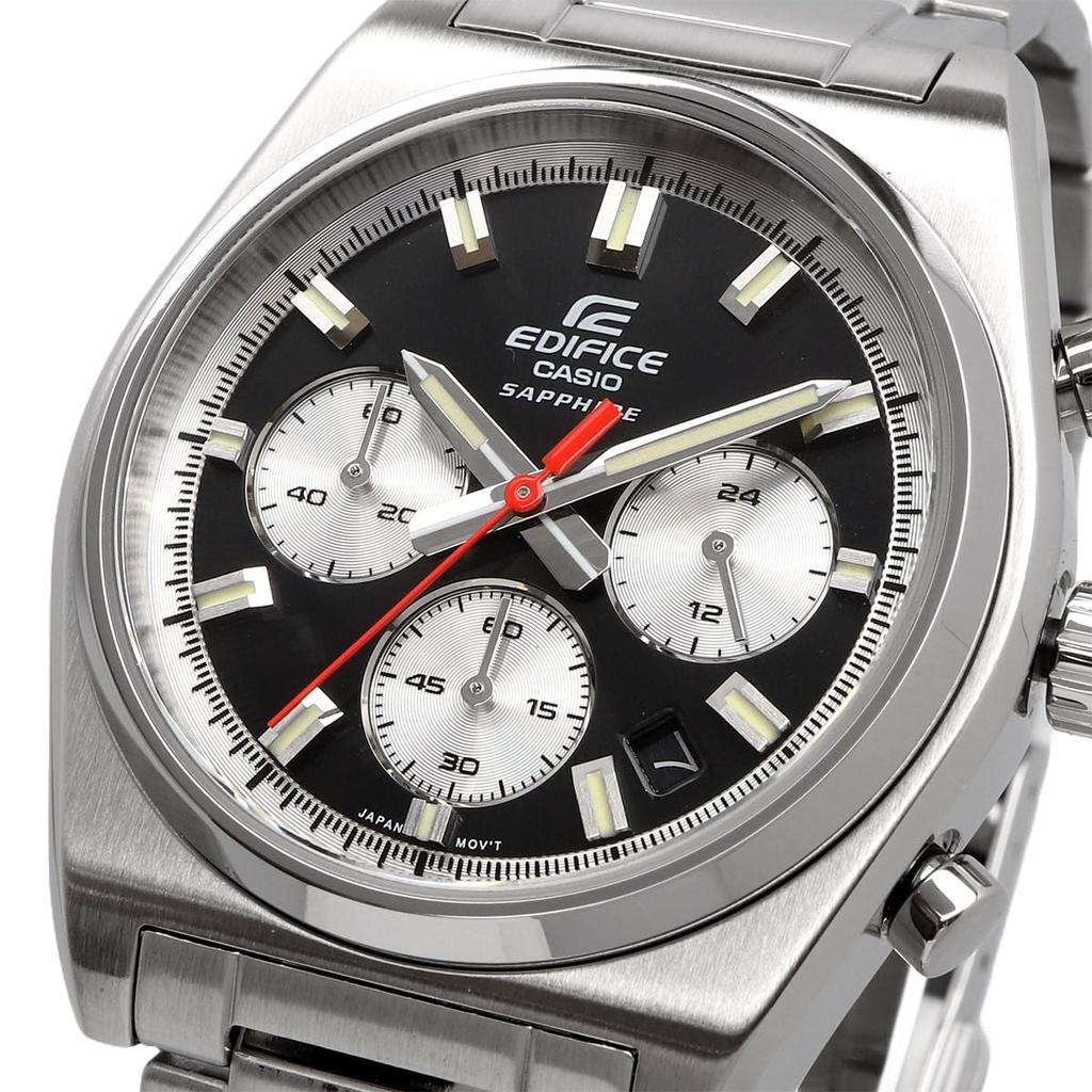 Часы CASIO EDIFICE Chronograph Chronograph Sapphire Glass Black Overseas Model [Edifice] Мужские EFB-730D-1AV [Товар]