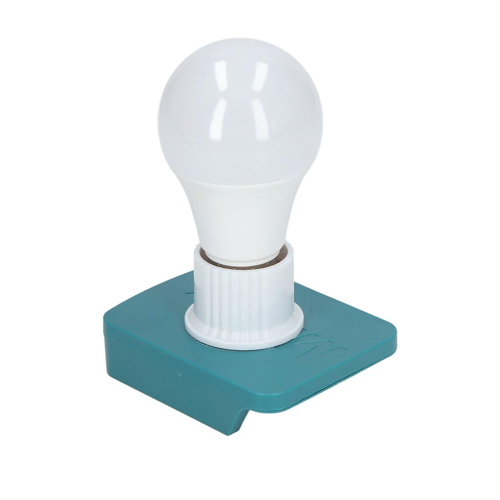 Лампочка светодиодная винтовая основа противоскользящая свободная E27 портативная лампа совместимая с серией BL 18 В