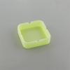Portable Ashtray Glow In The Dark Luminous Silicone Soft Ashtray for Smoking Cigarette Cigar Round Durable Ashtray