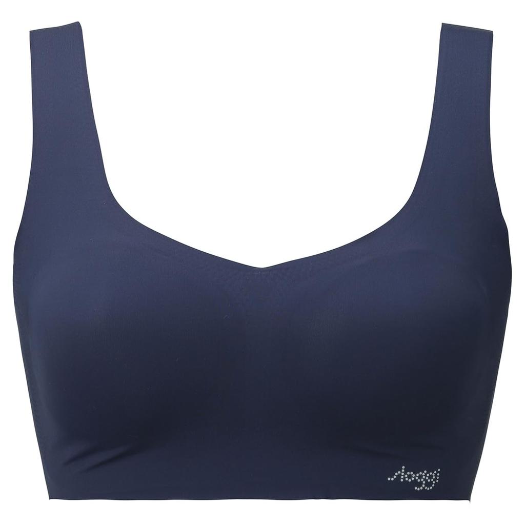 Basic 2 Half Top Wireless Bra with No Size S Sloggi/Triumph (10202275) - Pads, Seamless, Lightweight, Non-Slip, Hooks, (6582) (Skyline)