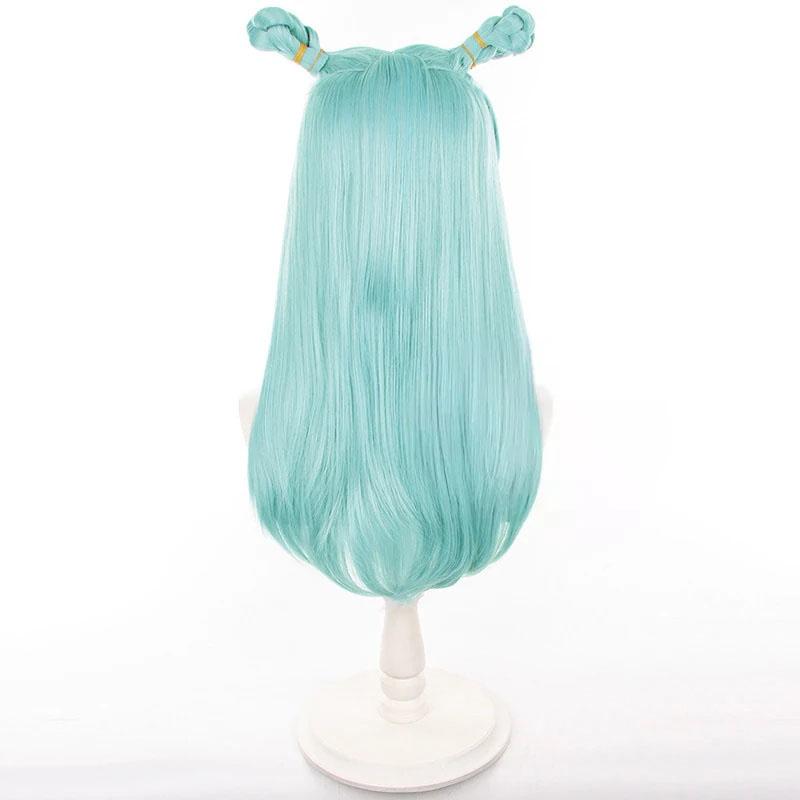 Парик для косплея Hajime Kashimo, длинные, голубые, предварительно заплетенные, термостойкие синтетические волосы, парики в стиле аниме + шапочка для парика