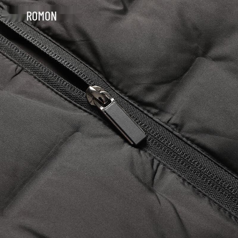 ROMON Мужской легкий жилет с воротником-стойкой, 90% пух белой утки