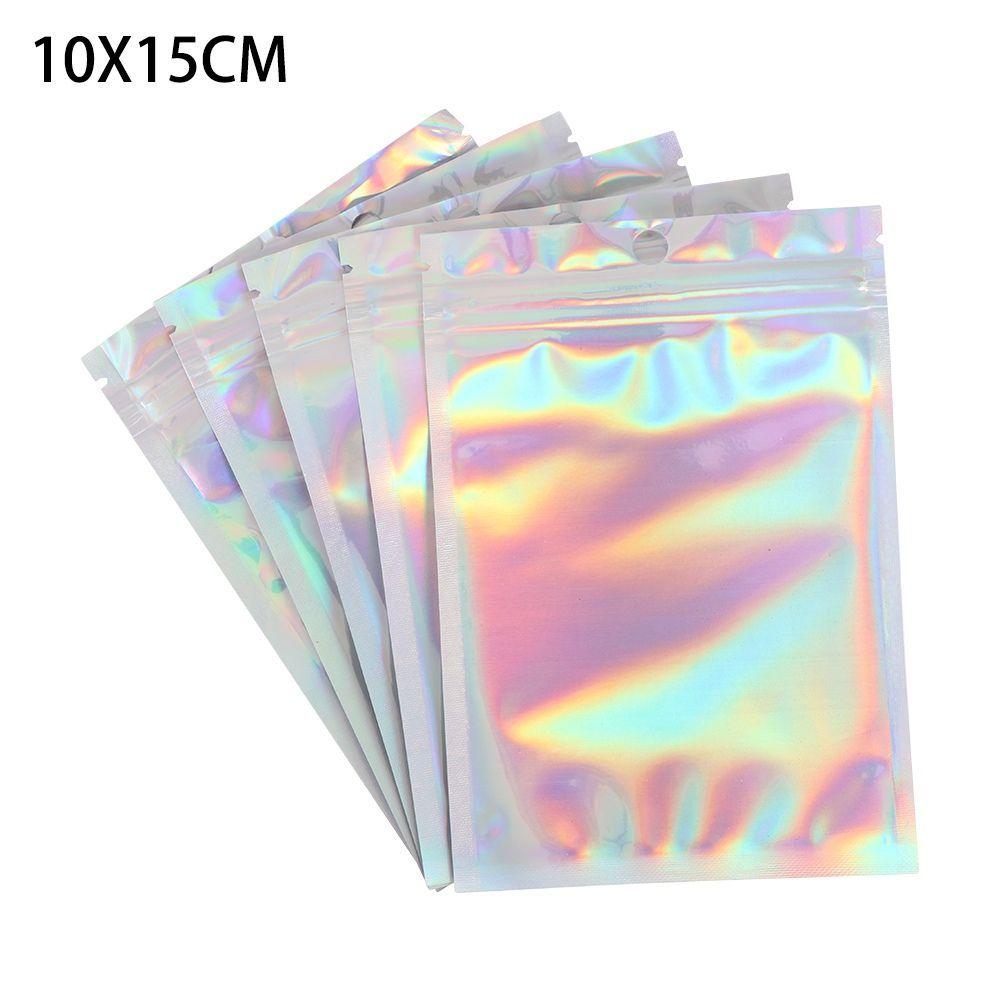 20 Pcs Plastic Waterproof Self Seal Storage Zipper Reclosable Pouches Packaging Bag