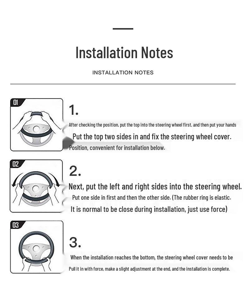 Ultra-Thin Genuine Leather Steering Wheel Covers for Range Rover Sport, Evoque, Discovery 34, and Divine Sport