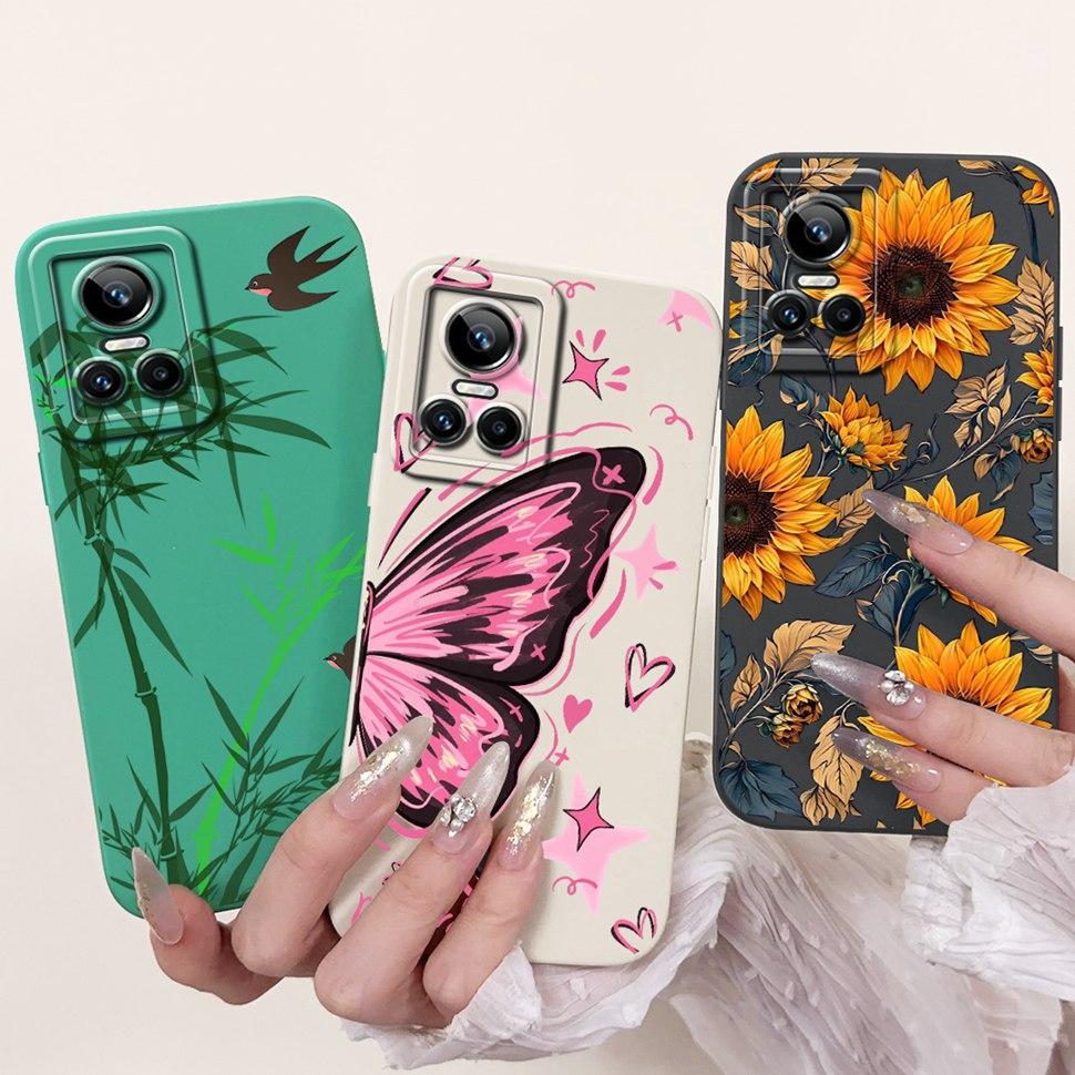 Чехол для телефона Realme GT Neo 3 Чехол RMX3561 RMX3560 Уникальный узор Чехлы Мягкий ТПУ Fundas Для Realme GT Neo 3 Neo3 5G Задняя крышка