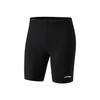 Li Ning Swimming Series Logo Slim Fit Quick Dry Swim Trunks Мужские плавки Черный ASLU125-1