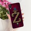 Прозрачный чехол для Huawei Y9 2019, роскошная корона, буквы от A до Z, 2D-рисунок, мягкий корпус для Huawei Y9 2019 JKM-LX1 JKM-LX2 JKM-LX3