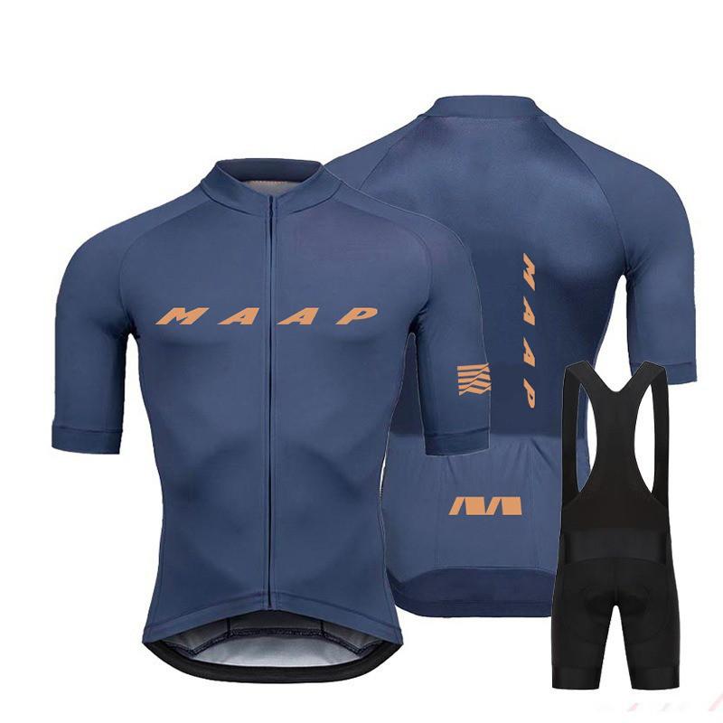 Men Women Cycling Jersey Set Short Sleeve Breathable Quick Dry Performance Bike Riding Outfit