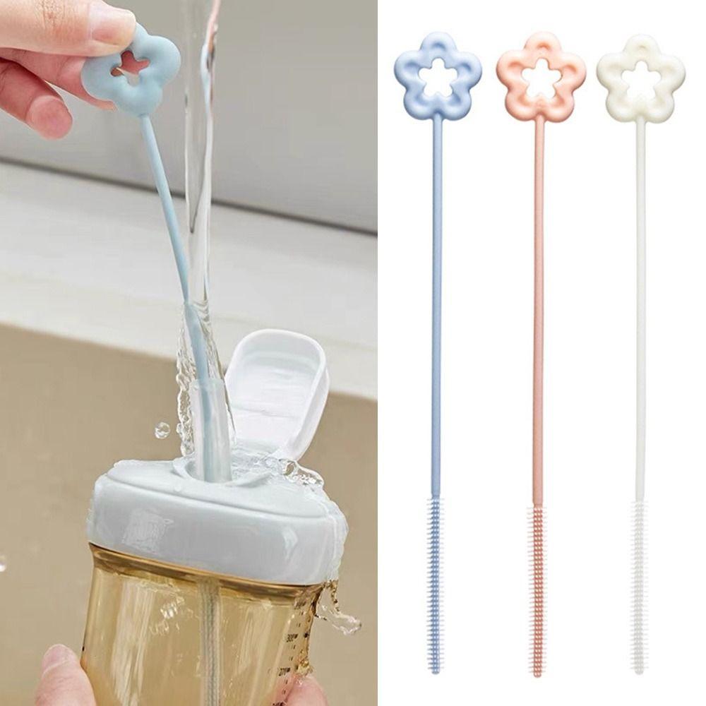 Многоразовая щетка для чистки соломинок Бытовая щетка для чистки питьевых соломинок