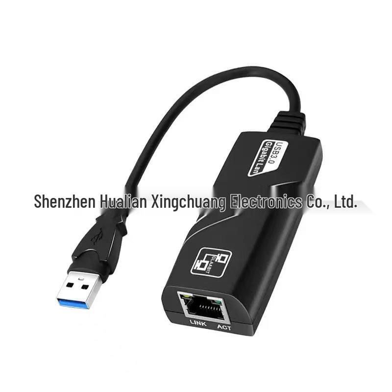 Сетевой адаптер Gigabit USB 3.0 Type-C на RJ45: Внешний конвертер без драйверов