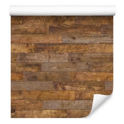 Rustic Horizontal Wooden Planks Wallpaper for Living Room and Bedroom 50x1000