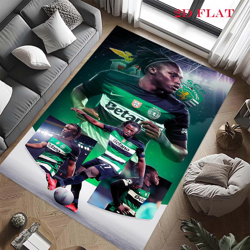 Ковер Sporting CP для гостиной, спальни, дома, украшение дивана, нескользящий коврик для игр детей