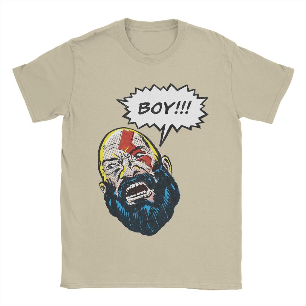 Unisex Boy God Of War Kratos T Shirts Cotton Clothing Vintage Short Sleeve Crew Neck Tees Adult TShirts