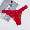 Lace Panties Women Seamless Briefs Soft Lingerie Low-rise Hollow Underwear Tempting Thongs Female Underpants EMA