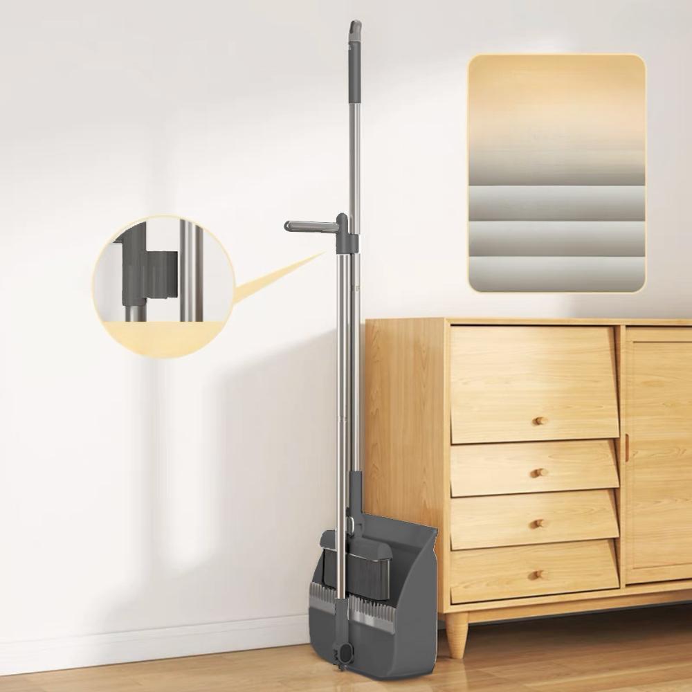 Щетка, лопата, метла, совок, набор, вертикальный складной мягкий мех, не липкий, подметальная щетка, 2 шт. / набор