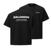 SALOMON Футболки Мужские Черные С Круглым Вырезом D00431