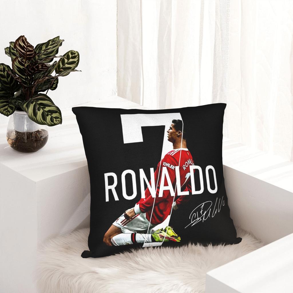 1 шт. Декоративные наволочки Криштиану Роналду Cr7 для уютной гостиной и спальни Мягкие Машинная стирка Подушки в комплект не входят