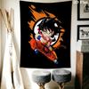 Cute Son Goku Wall Tapestry Aesthetic Wall Hanging Printed Fabric Blanket Decorative Tapestries For Bedroom Living Room Home Decor