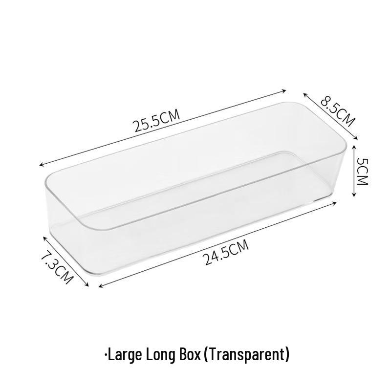 Прямоугольный пластиковый органайзер для ящика стола для канцелярских принадлежностей и ручек