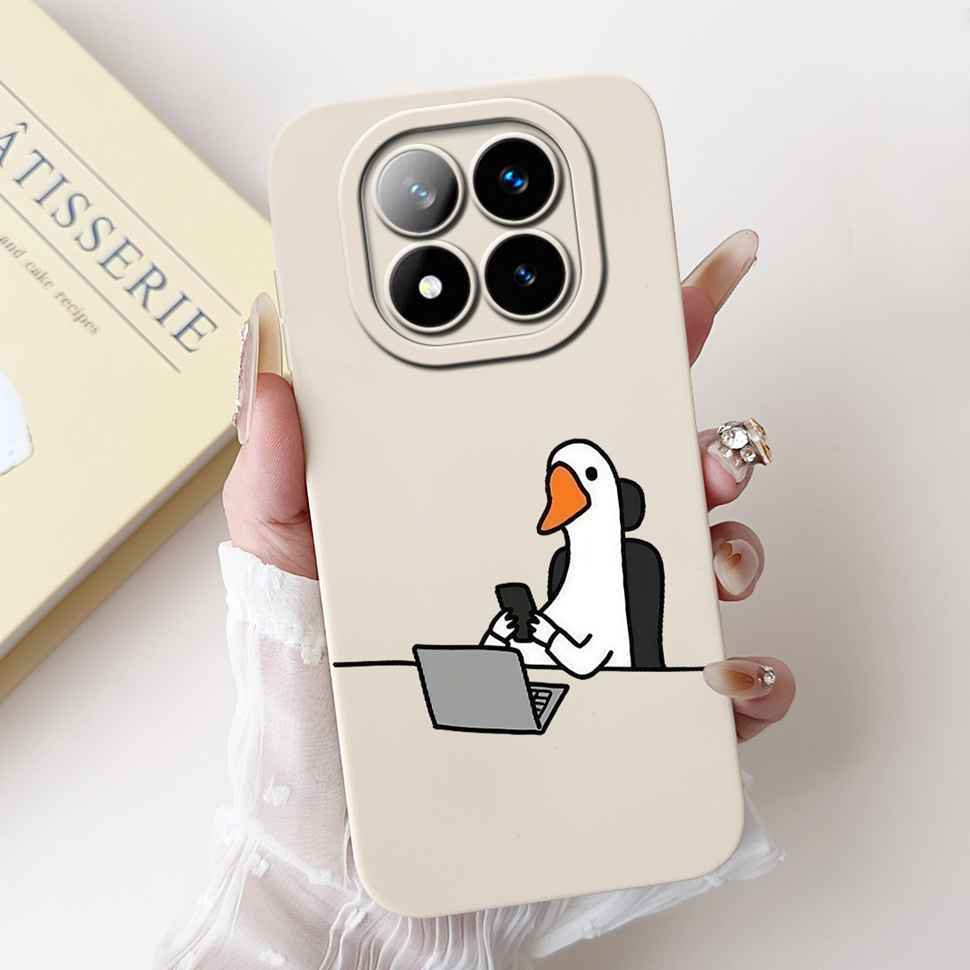For Xiaomi Redmi Note 14 Pro+ 5G Case Cherry Print Cute Butterfly Soft Silicone Cover For Redmi Note 14Pro Plus 5G 6.67" Bumper